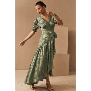 Bhldn Biscayne Ruffle Wrap Dress